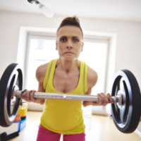 I'm deadlifting at the home